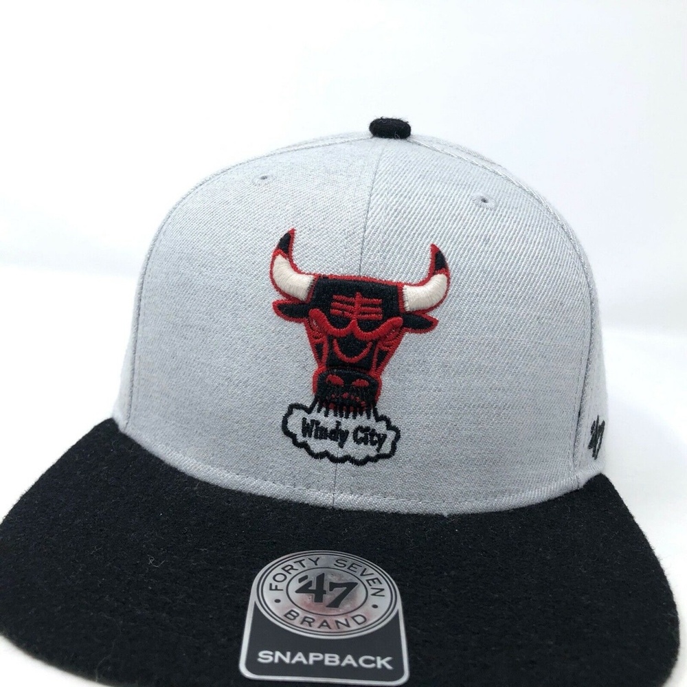 Chicago Bulls '47 Brand Snapback Hat Windy City - Picture 2 of 7